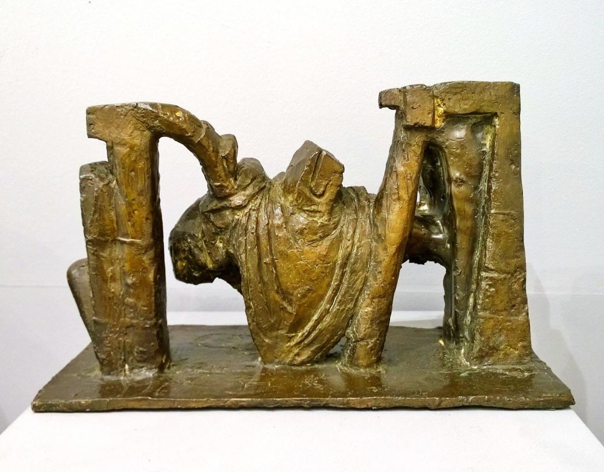 Carl Plackman (1943-2004) figure in human form 1967