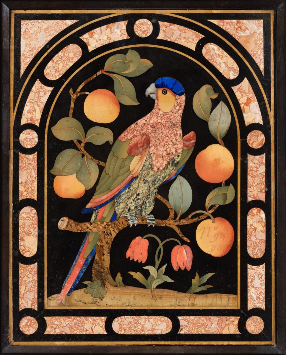 6431 Collection of 17th Century Framed Pietra Dura Panels by the Opificio delle Pietre Dure, Florence