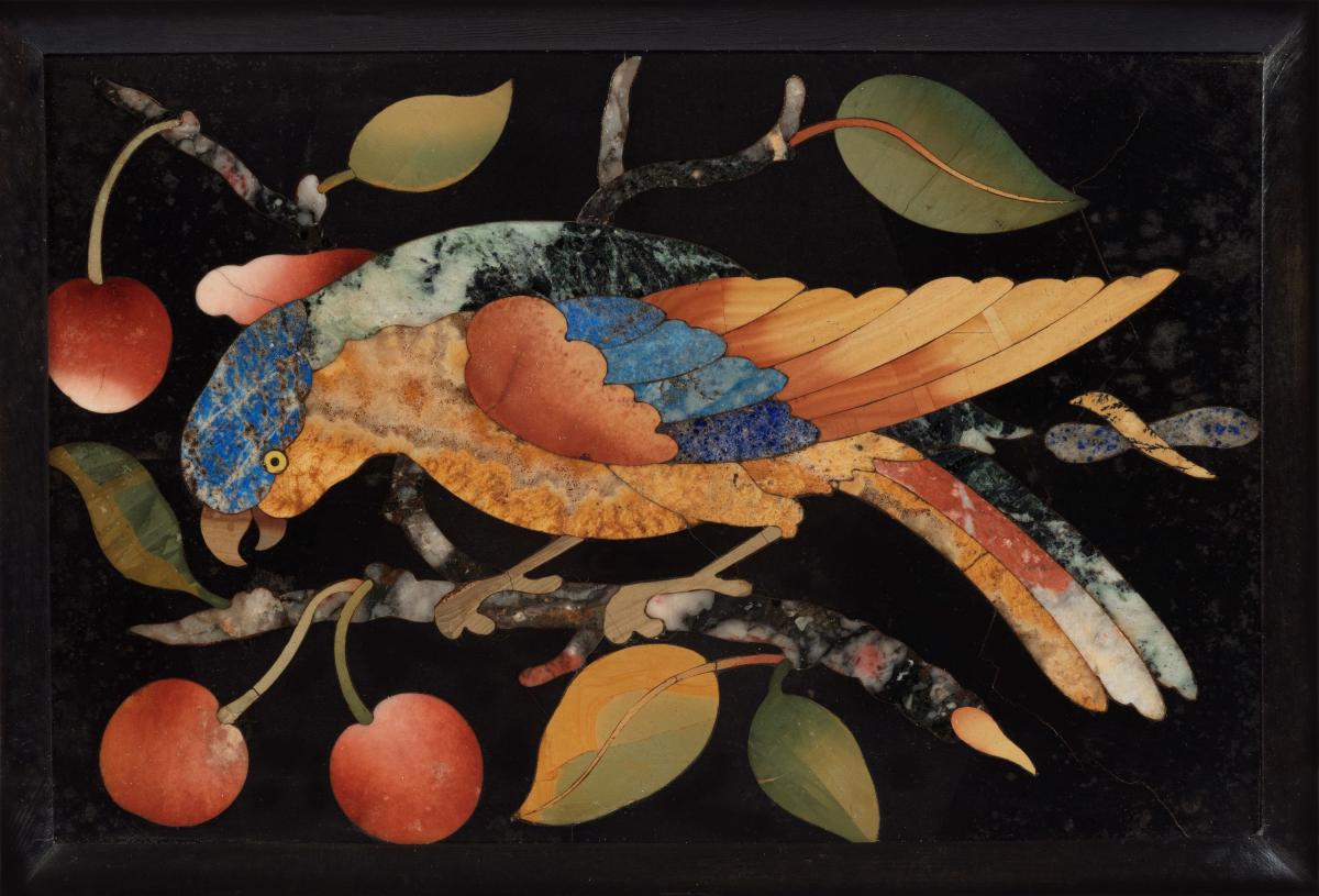 6431 Collection of 17th Century Framed Pietra Dura Panels by the Opificio delle Pietre Dure, Florence