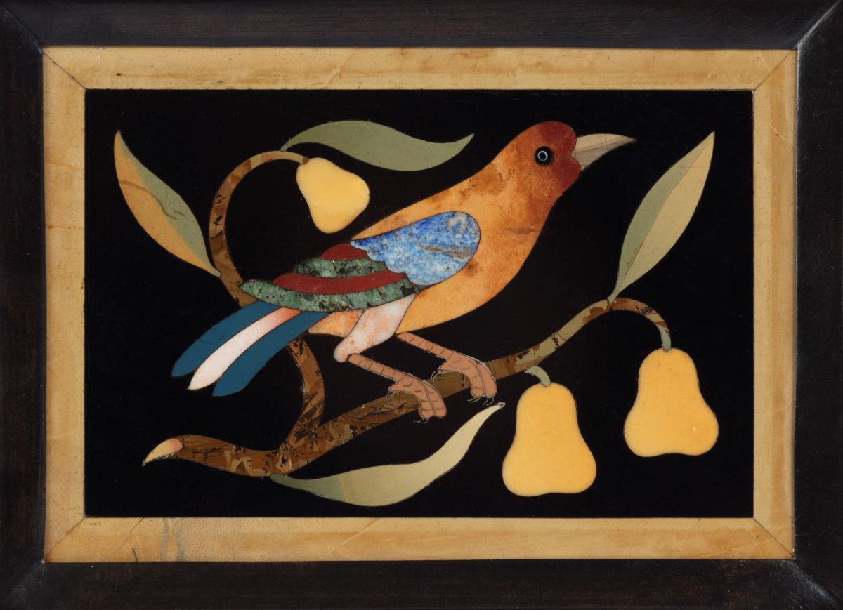 6431 Collection of 17th Century Framed Pietra Dura Panels by the Opificio delle Pietre Dure, Florence