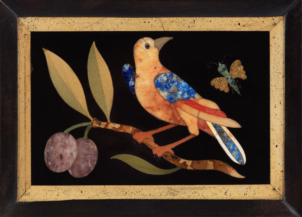 6431 Collection of 17th Century Framed Pietra Dura Panels by the Opificio delle Pietre Dure, Florence