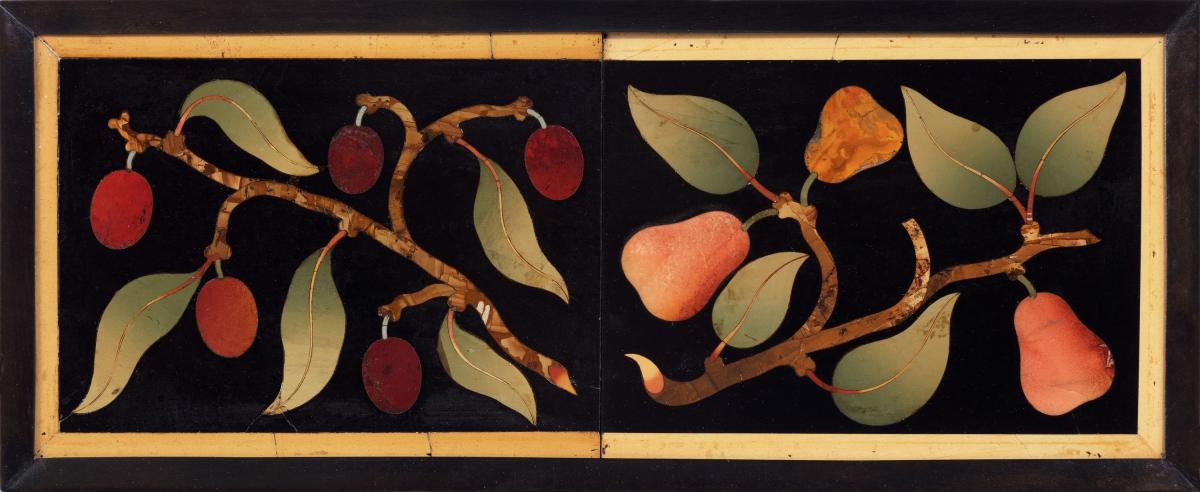 6431 Collection of 17th Century Framed Pietra Dura Panels by the Opificio delle Pietre Dure, Florence