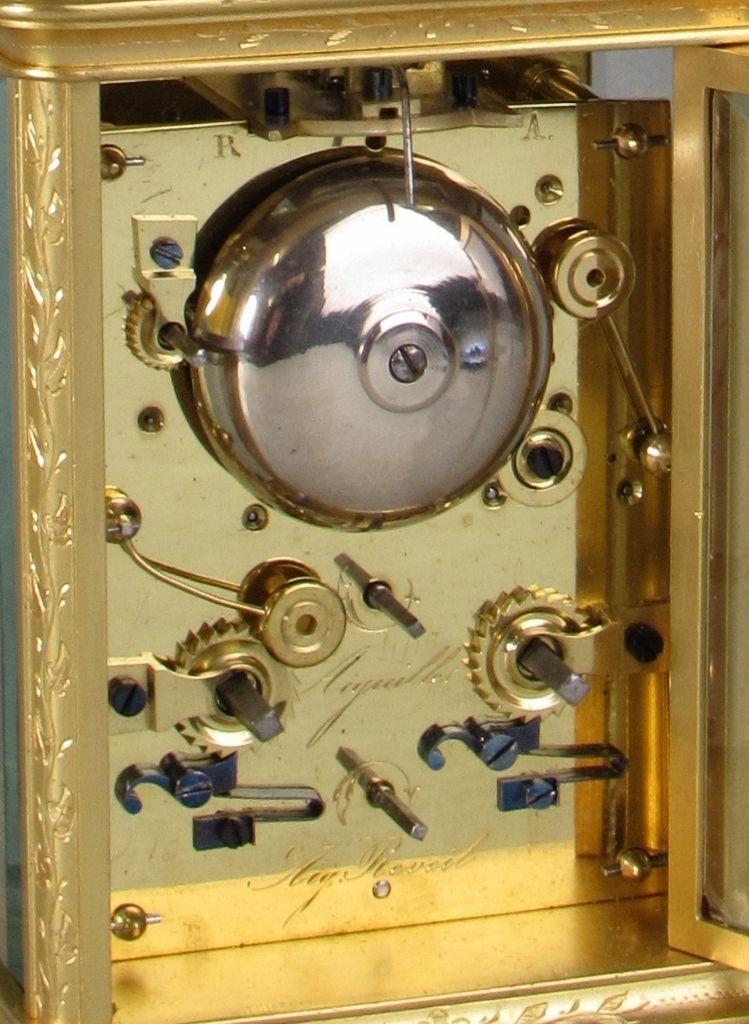 Holingue for Demeur carriage clock backplate