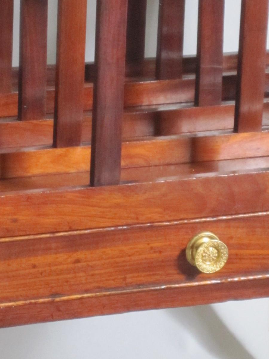 MAHOGANY CANTERBURY, CIRCA 1800