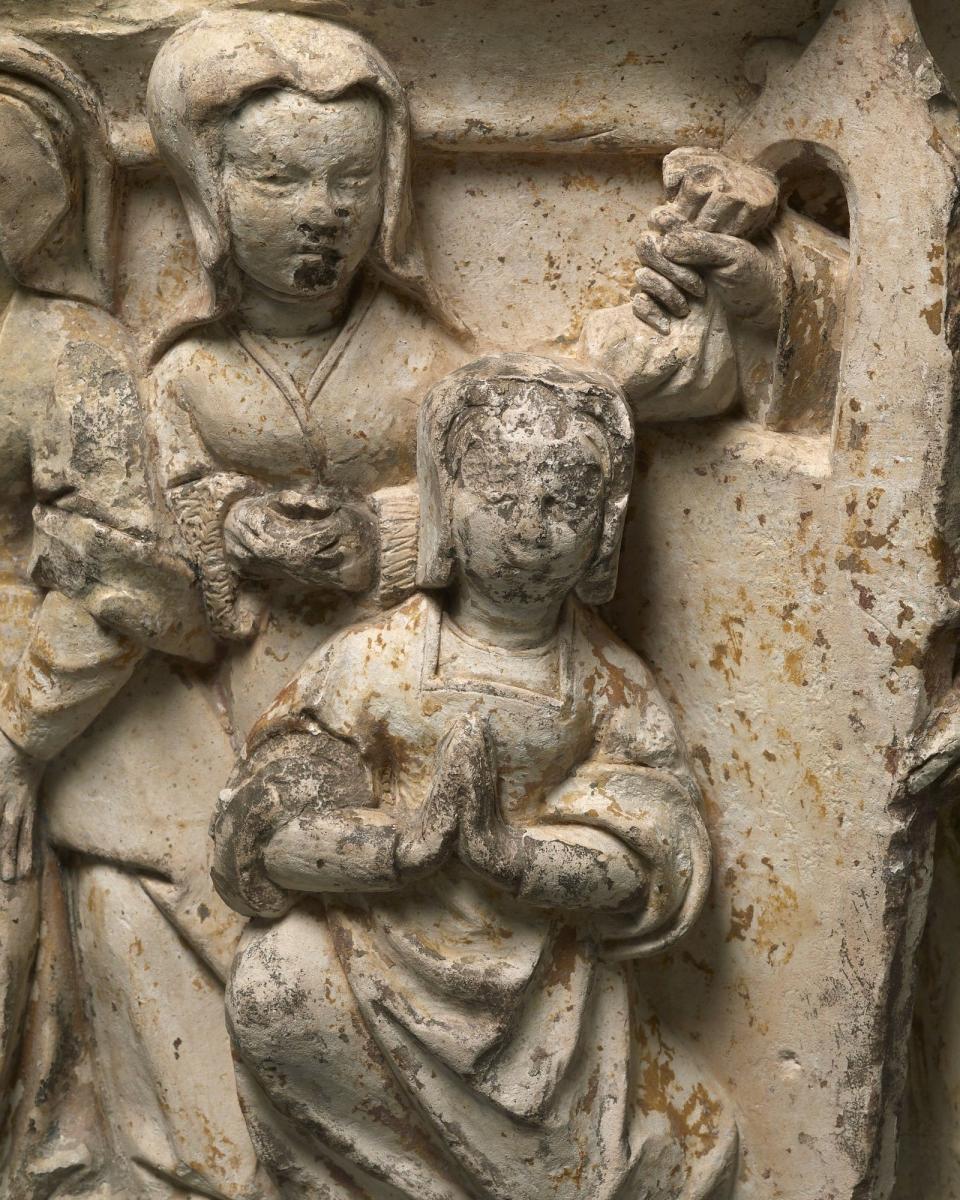 Capital, Saint Nicholas and the Dowry for the Three Virgins, Flemish, Brabant, c. 1510