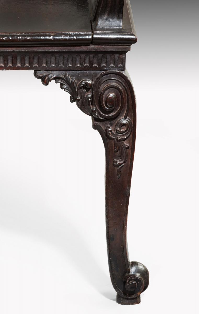 6527 George III Mahogany Hall Settee