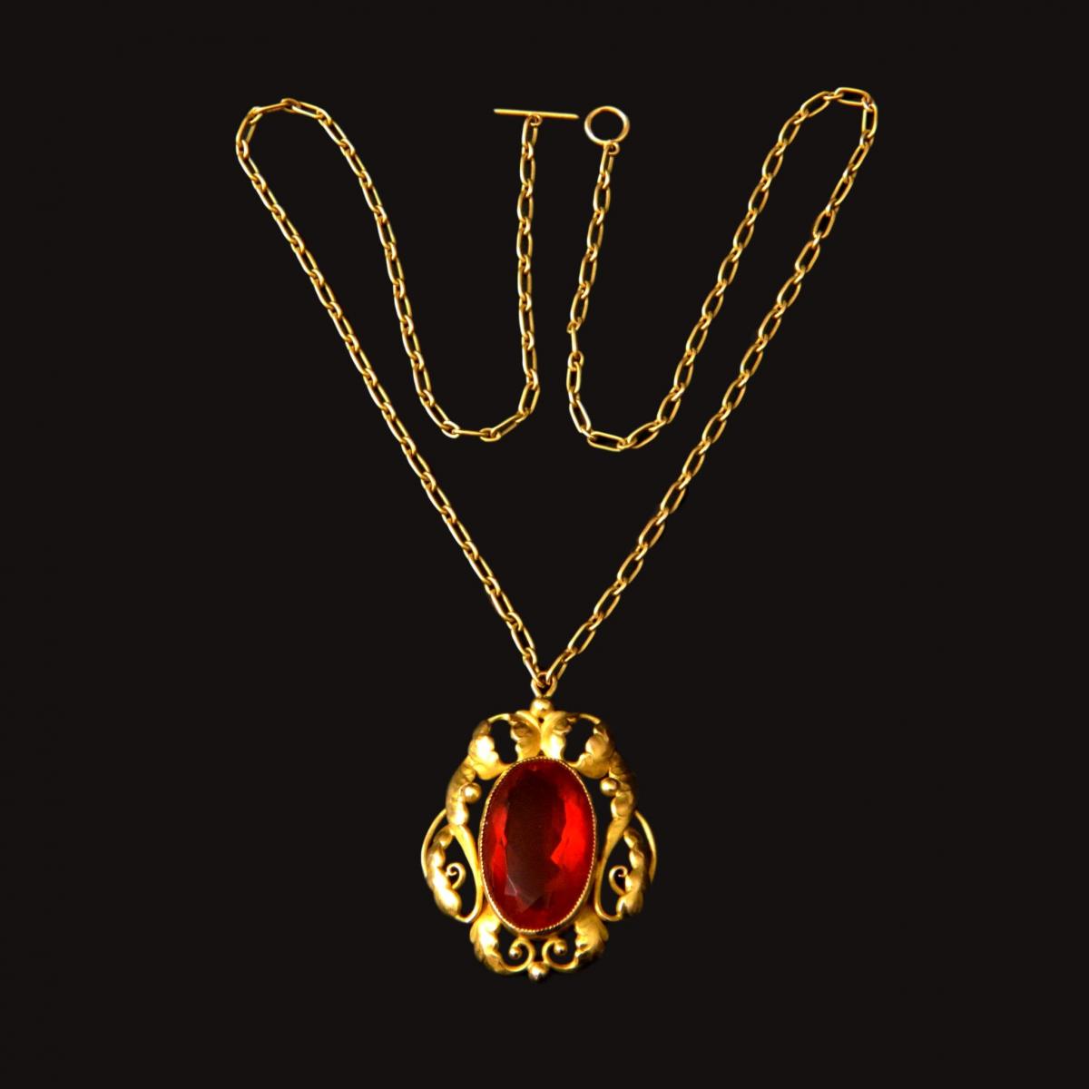 Georg Jensen gold pendant