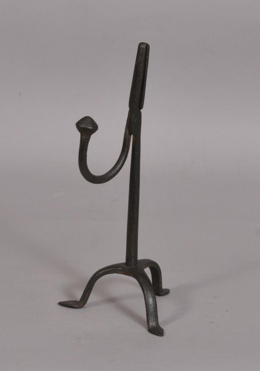 S/3343 Antique 19th Century Small Rushlight