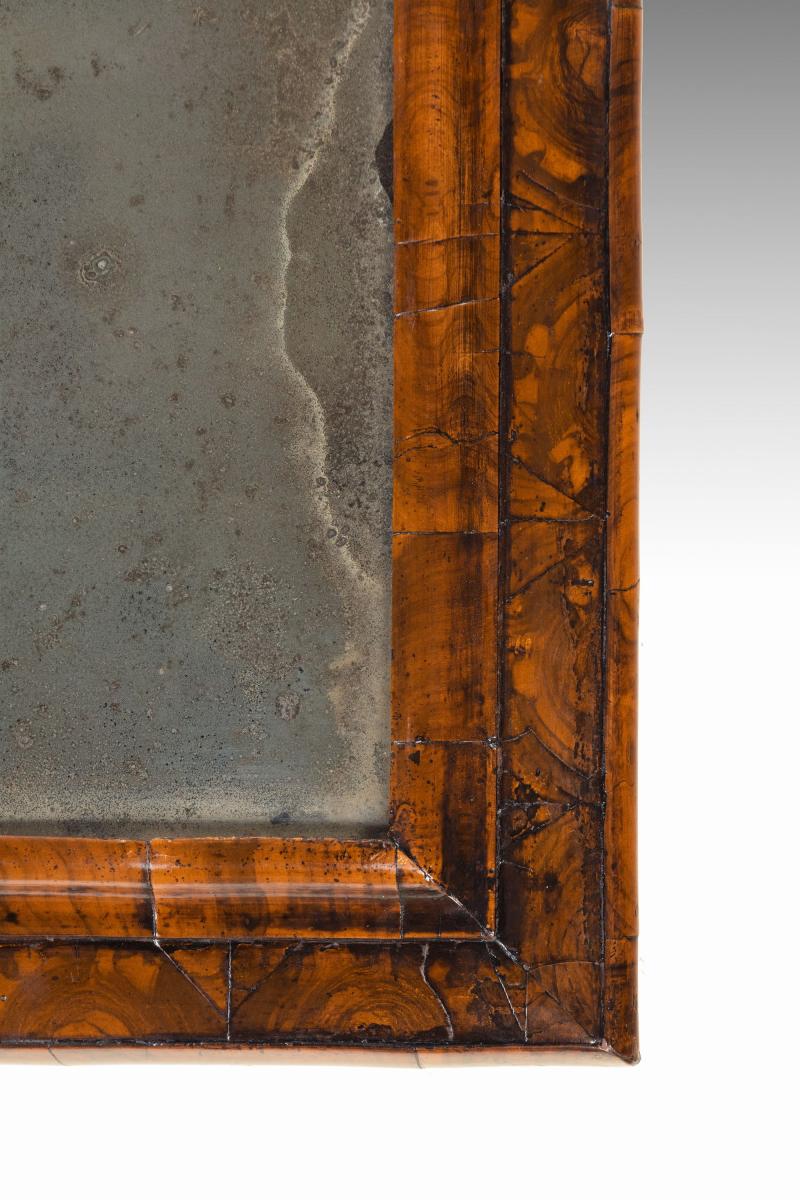 6620 Charles II Olive Wood Cushion Mirror