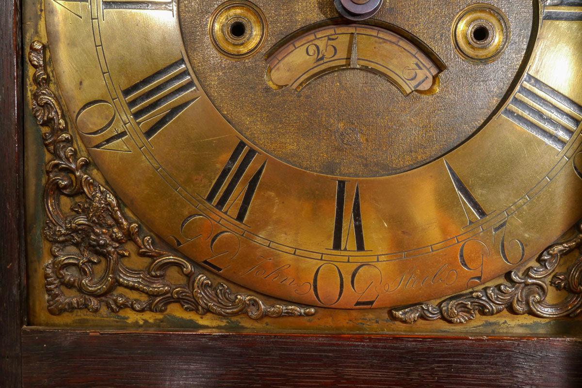 An Extremely Small 18th Century Longcase Clock With 30 Hour Striking Movement