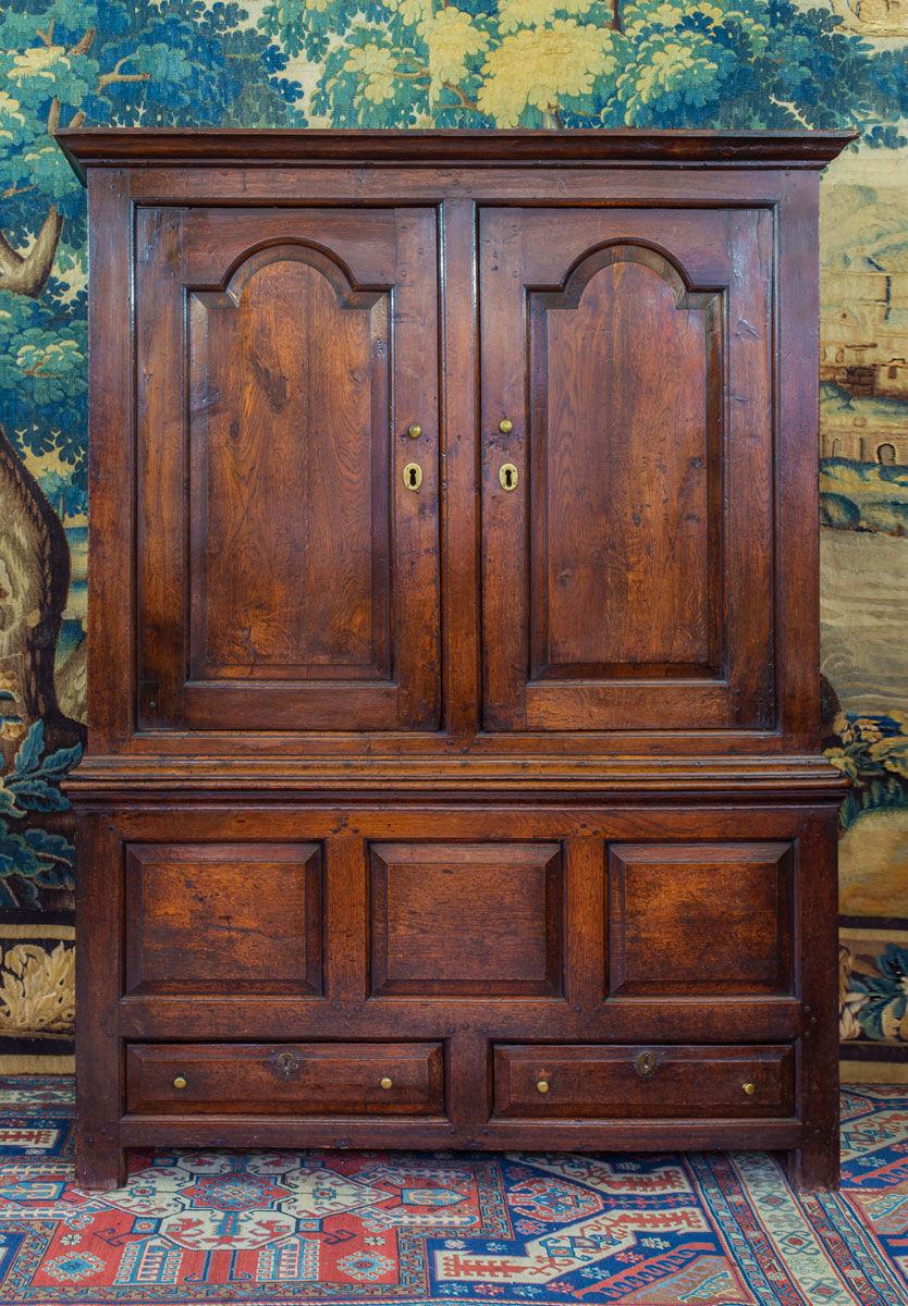 A Small Early 18th Century Oak Cupboard