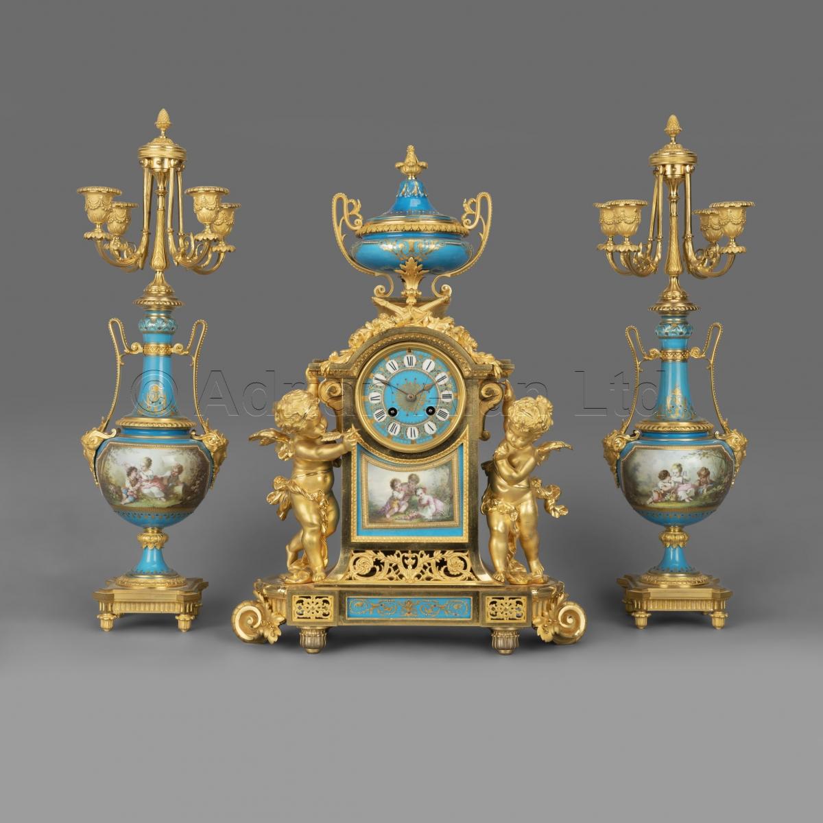 Clock Garniture ©AdrianAlanLtd