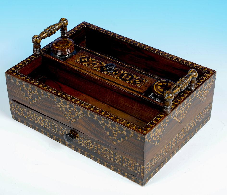 Tunbridge Ware Desk Stand