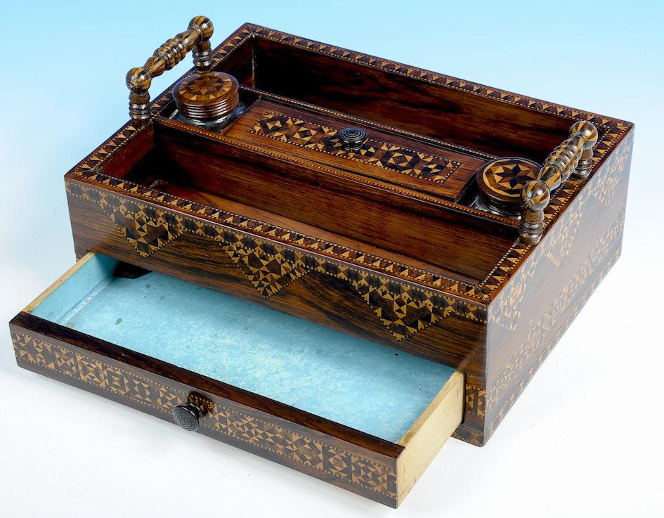 Tunbridge Ware Desk Stand