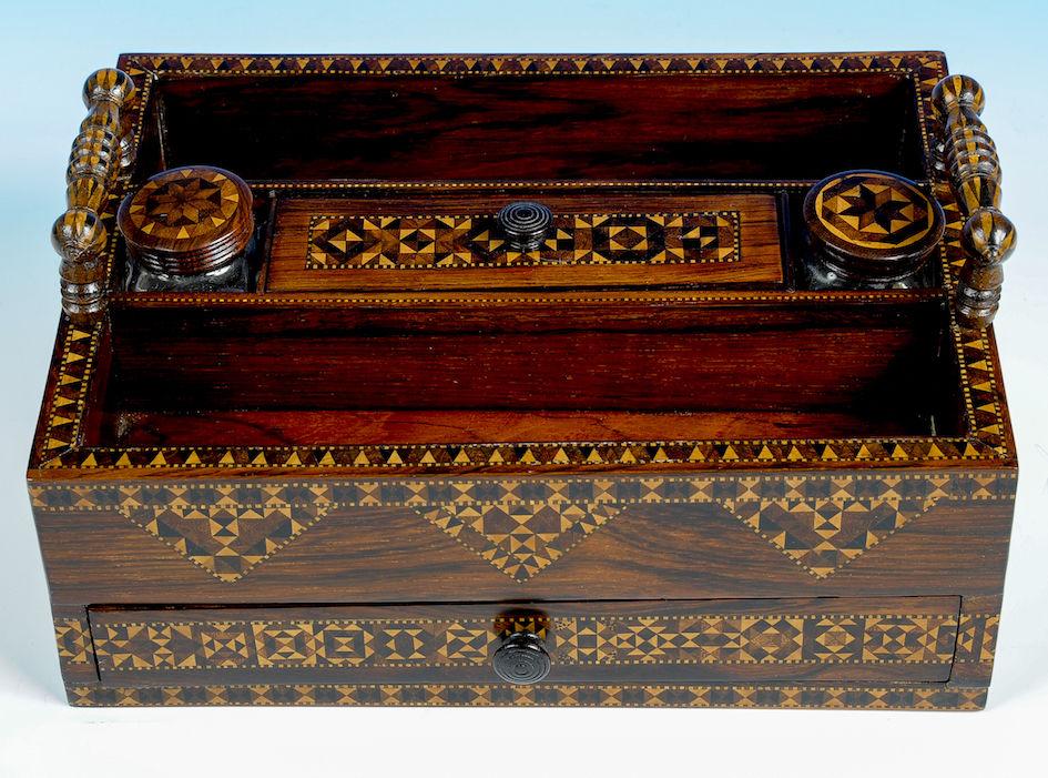 Tunbridge Ware Desk Stand