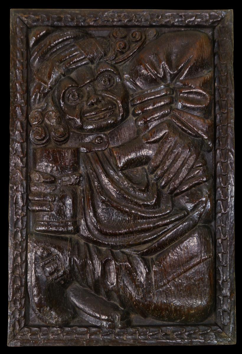 A Rare Pair of Tudor Oak Panels