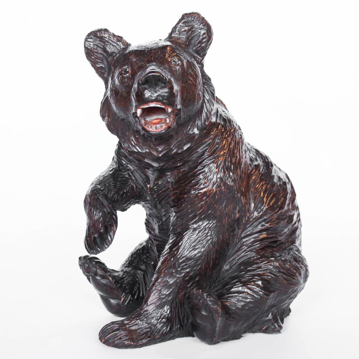 Black Forest Carved Bear