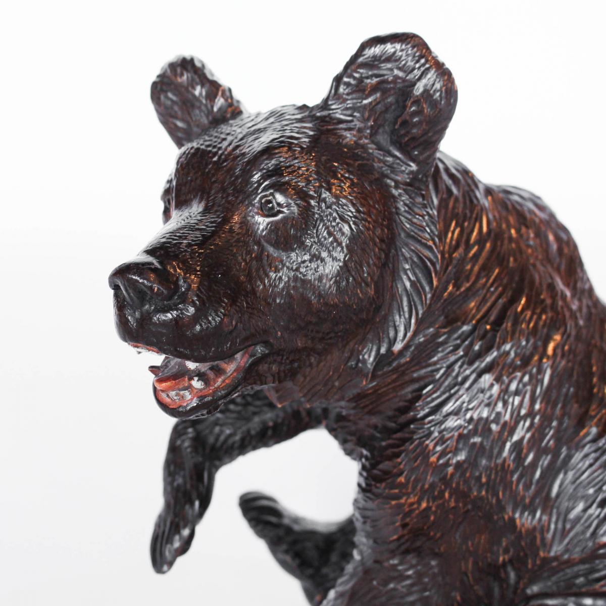 Black Forest Carved Bear