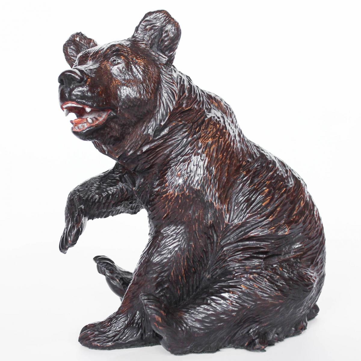 Black Forest Carved Bear