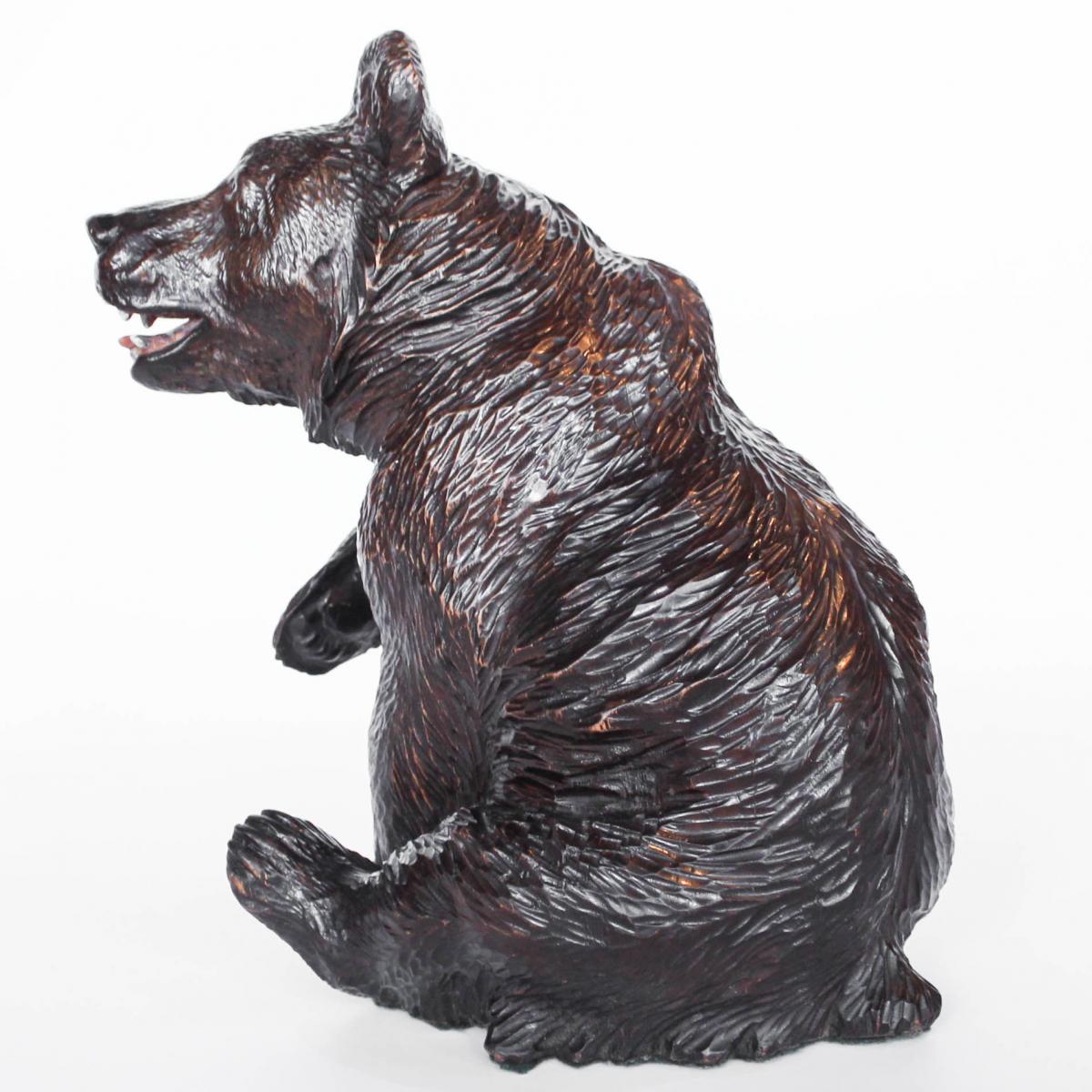 Black Forest Carved Bear