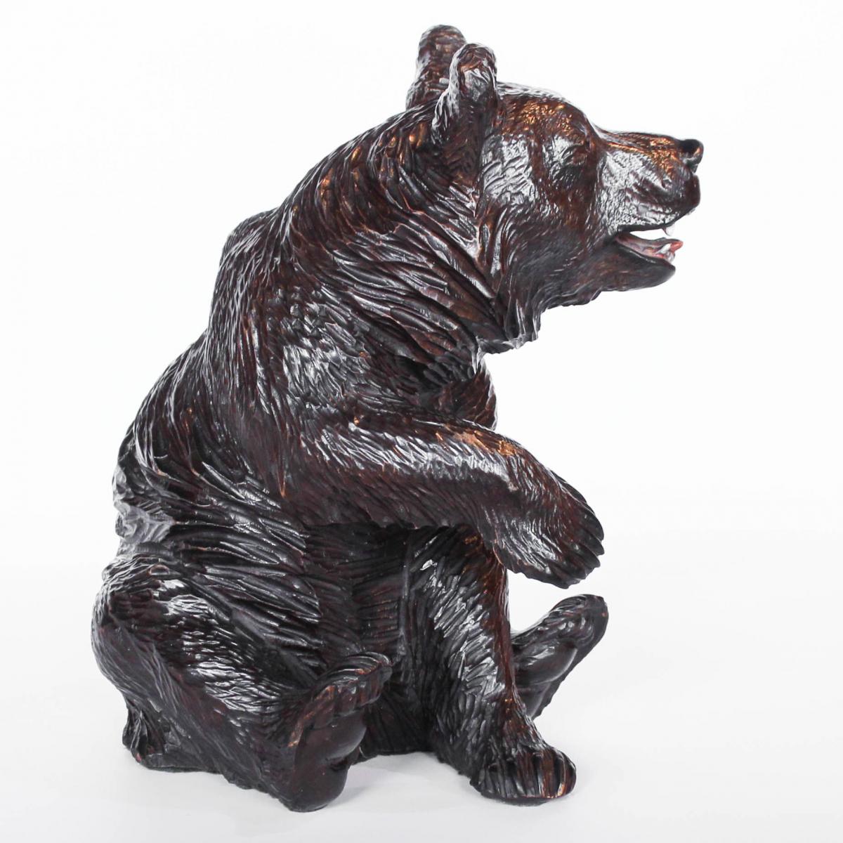 Black Forest Carved Bear
