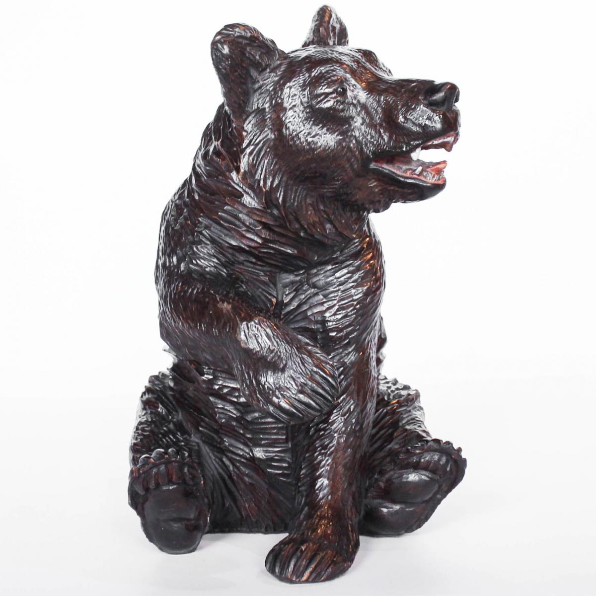 Black Forest Carved Bear