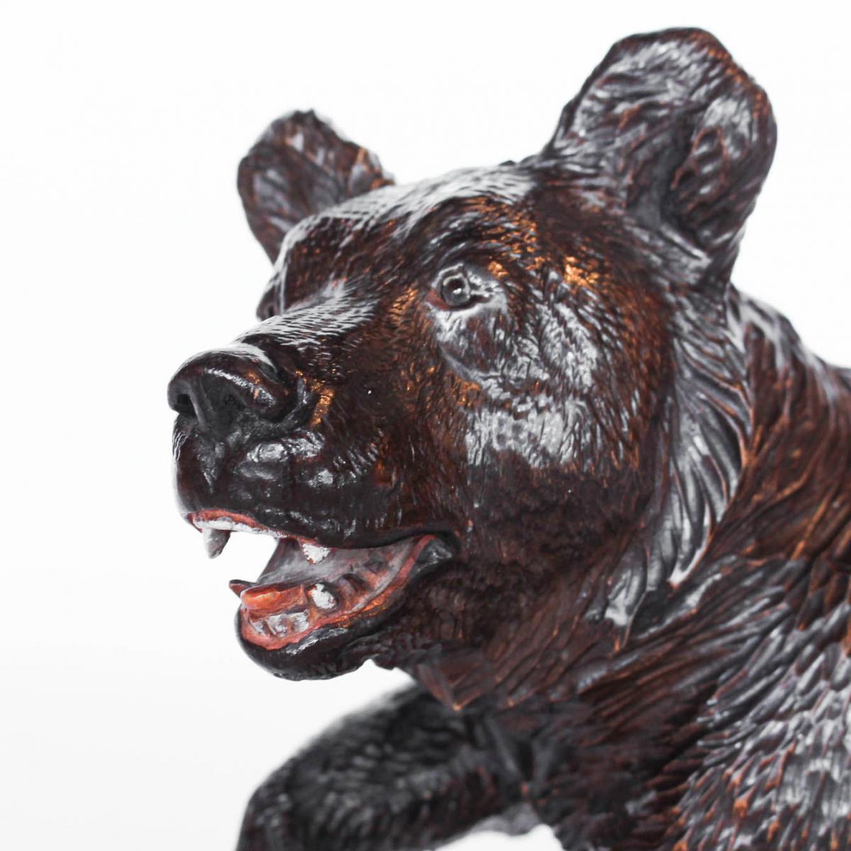 Black Forest Carved Bear
