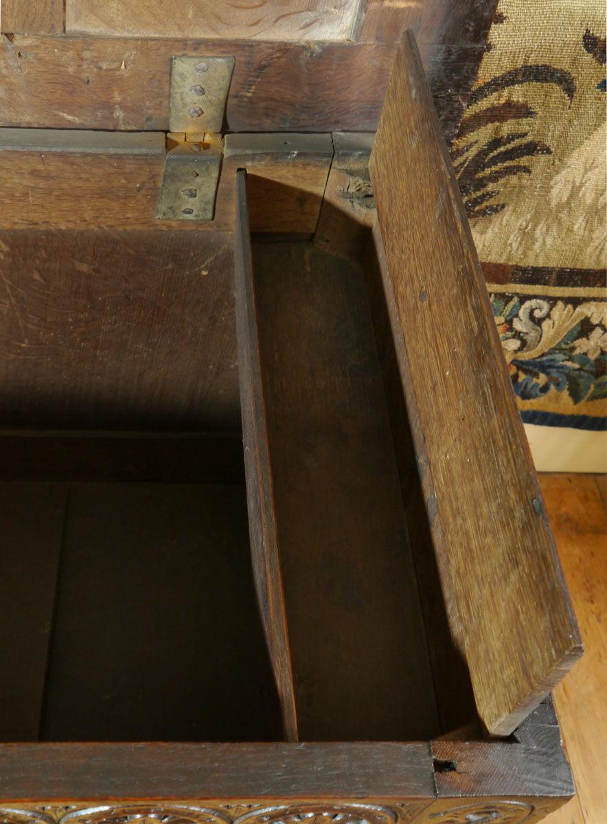 A Fine Charles I Oak Chest