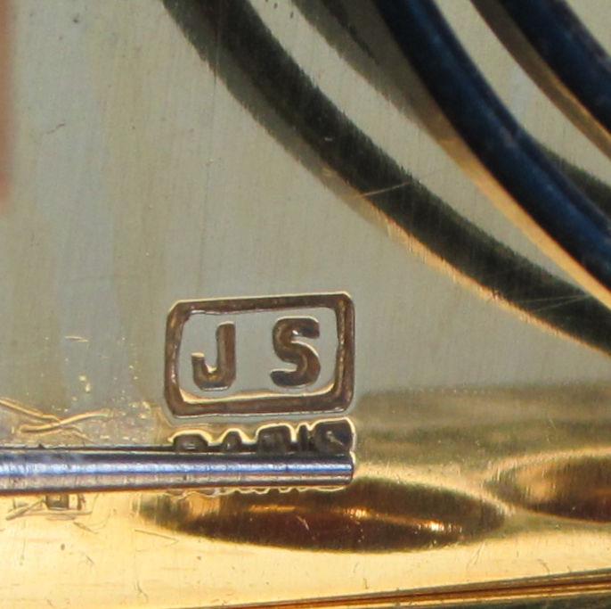 Soldano engraved gorge carriage clock mark