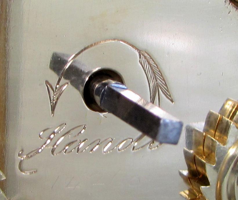 Delépine-Barrois striking carriage clock arrow