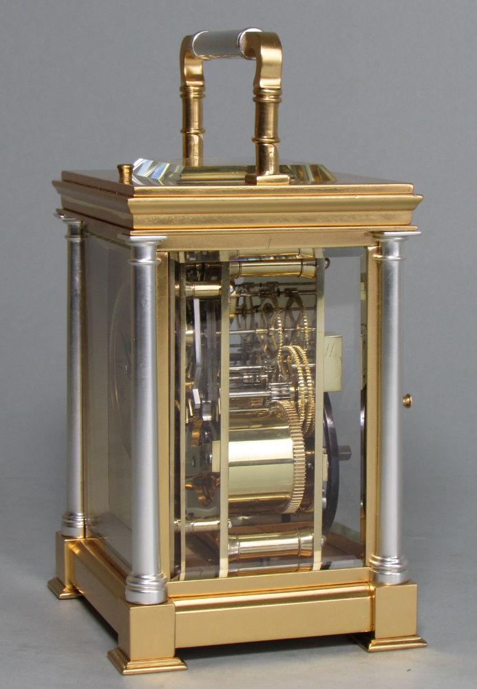 Delépine-Barrois striking carriage clock side