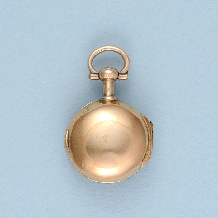Gold Watch and Diamond Set Ring Mount