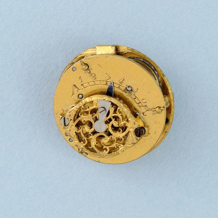 Gold Watch and Diamond Set Ring Mount