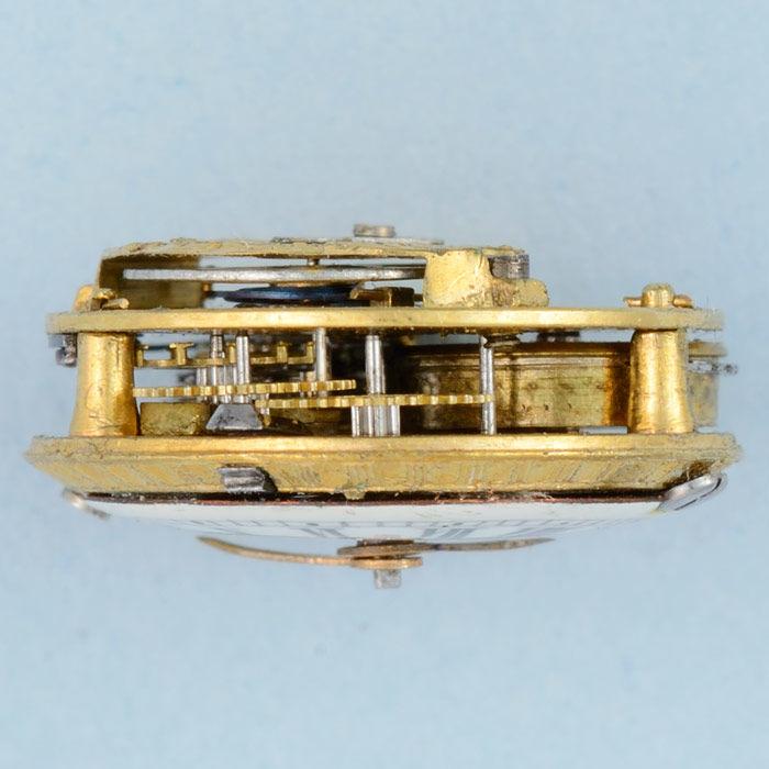 Gold Watch and Diamond Set Ring Mount