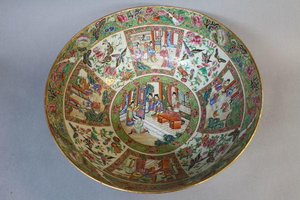 A small chinese canton bowl circa 1850
