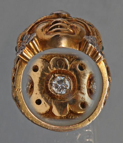 FRENCH MOROCCAN Fabulous Portrait Ring