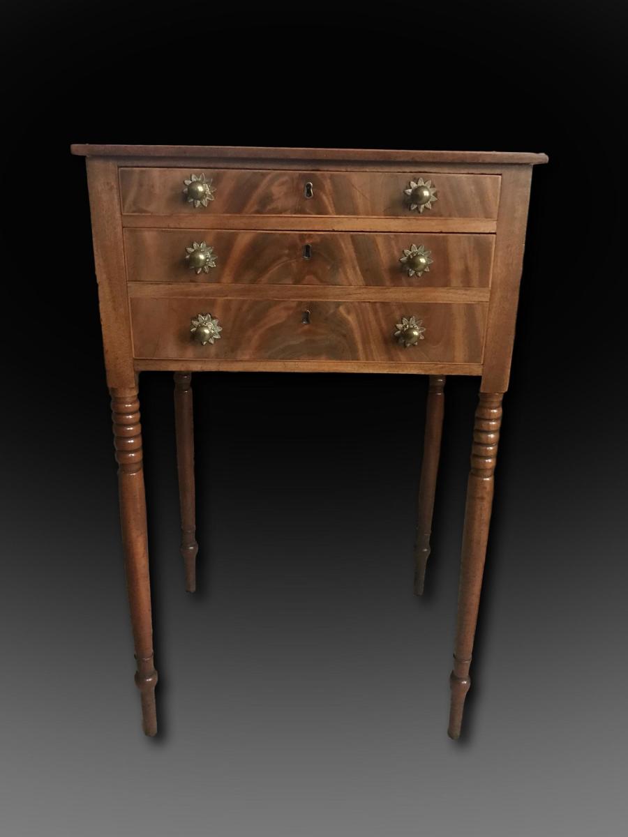 George III mahogany worktable