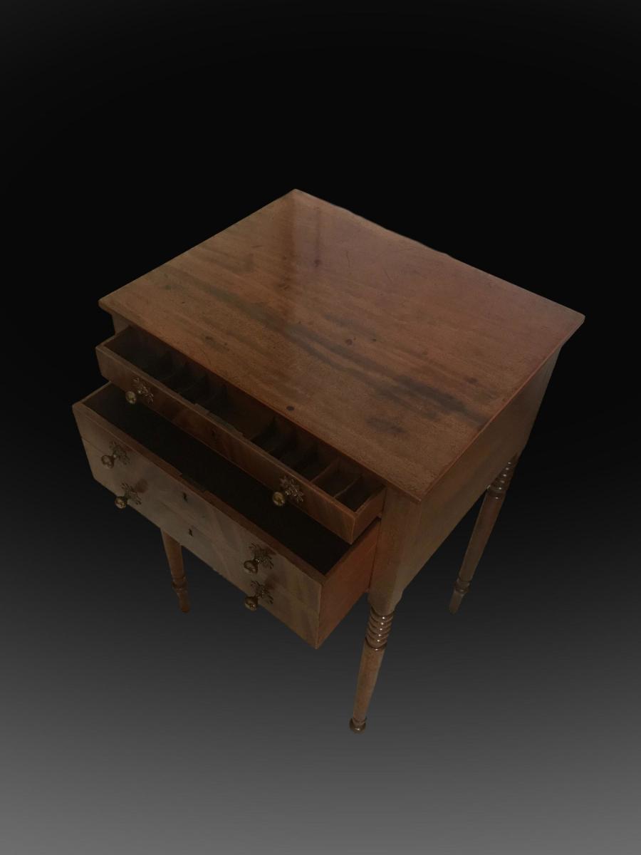 George III mahogany worktable