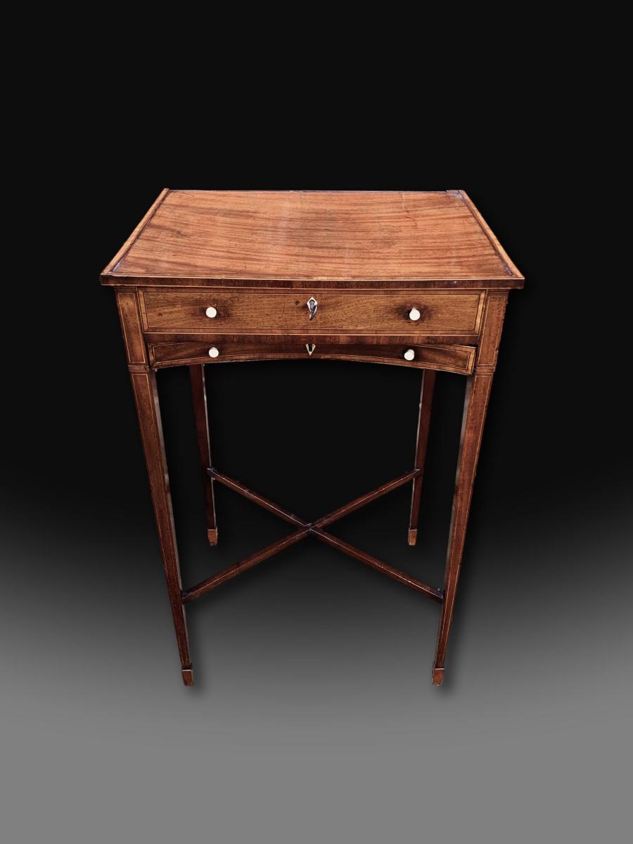 George III Mahogany Writing Table