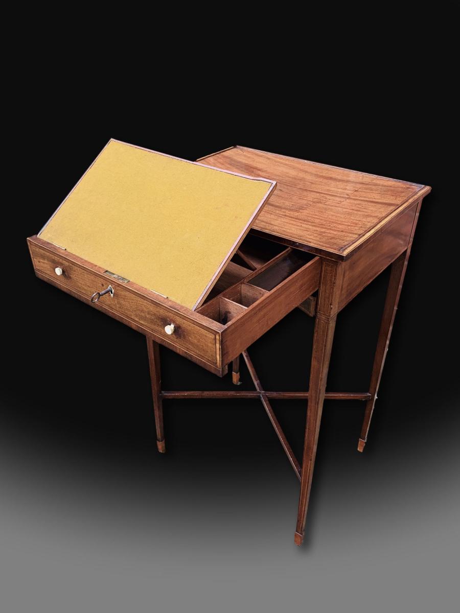 George III Mahogany Writing Table