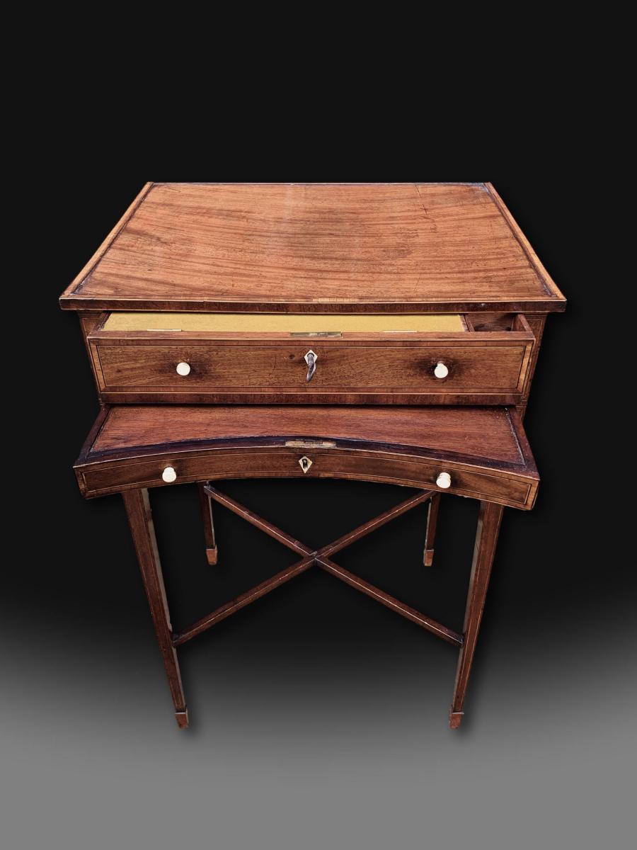 George III Mahogany Writing Table