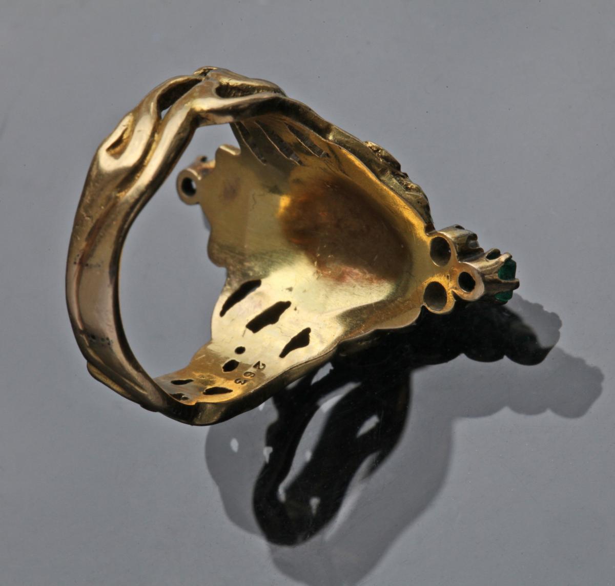 ANDRÉ RAMBOUR (worked from c.1900) Art Nouveau Ring