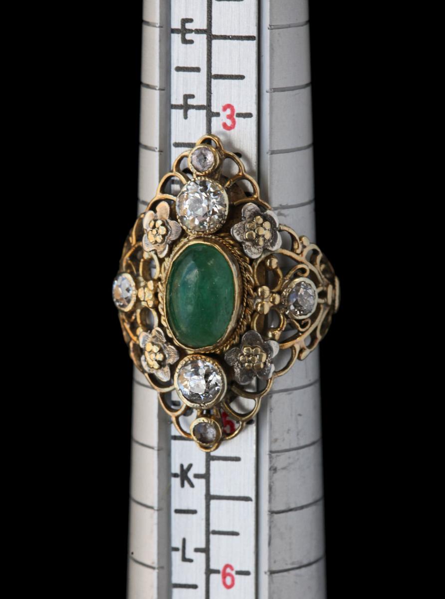 GEORGIE GASKIN (1866-1934) ARTHUR JOSEPH GASKIN (1862-1928) Superb Arts & Crafts Ring