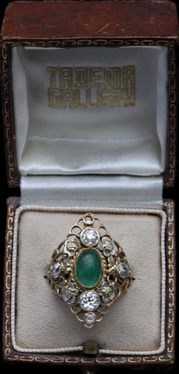 GEORGIE GASKIN (1866-1934) ARTHUR JOSEPH GASKIN (1862-1928) Superb Arts & Crafts Ring