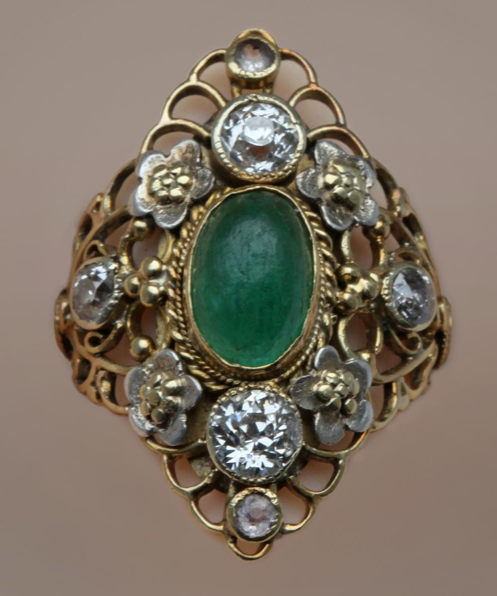 GEORGIE GASKIN (1866-1934) ARTHUR JOSEPH GASKIN (1862-1928) Superb Arts & Crafts Ring