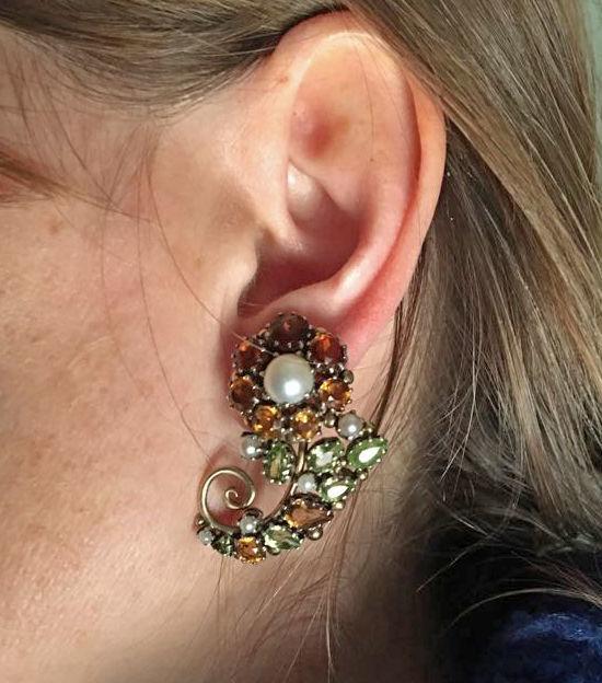DORRIE NOSSITER (1893-1977) ARTS & CRAFTS Earrings