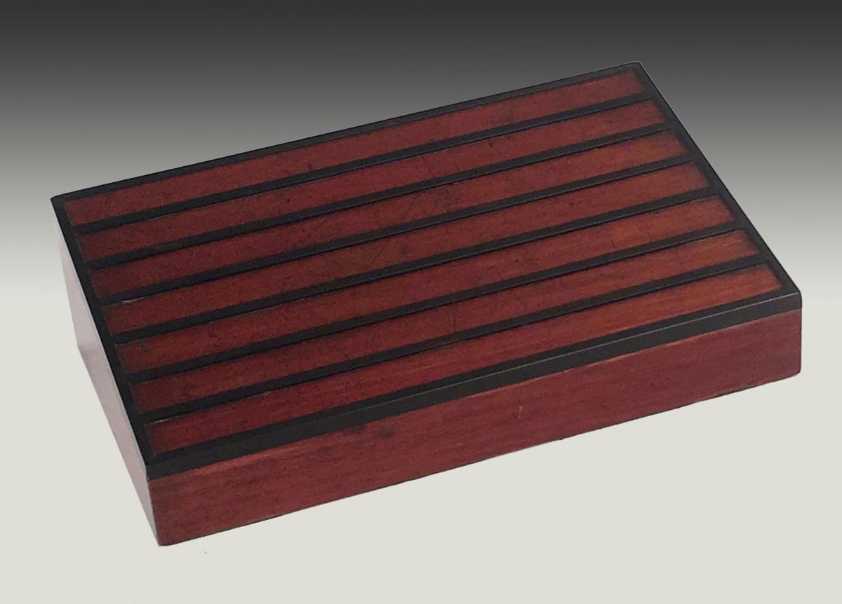 Regency mahogany boxed alphabet tiles