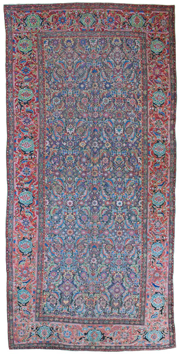 Antique Kurdish kelleh carpet