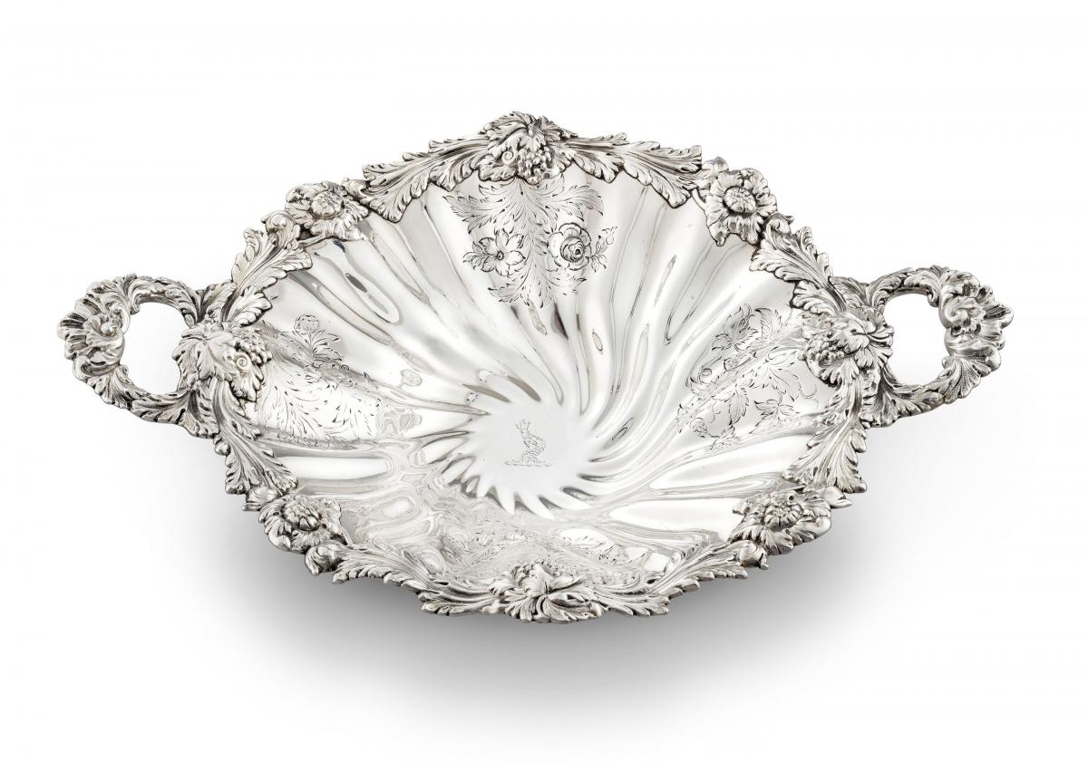 Antique Sterling Silver Dish made in 1833