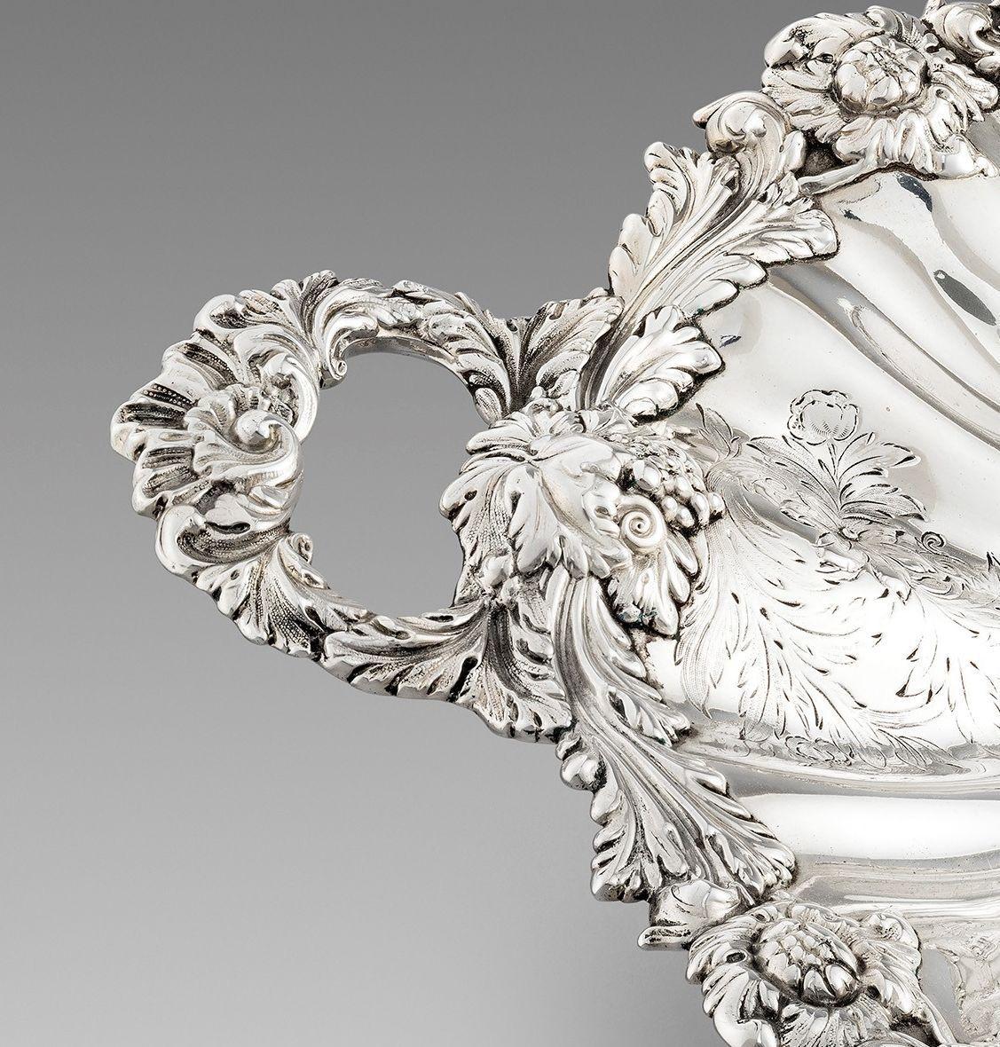 Antique Sterling Silver Dish made in 1833